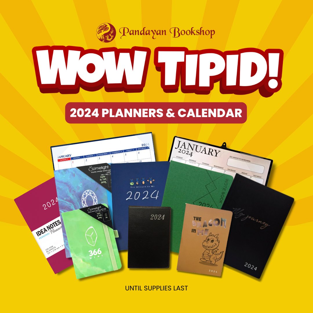 WOW TIPID: 2024 Planners and Calendars